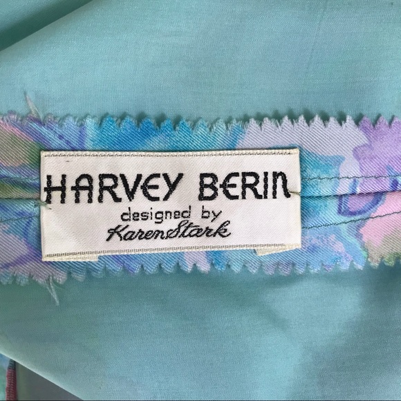 Vintage Harvey Berin Karen Stark Floral Dress - Picture 5 of 6